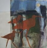 By the Light of the Moon by Sarah Warley-Cummings, Artist Print, Etching