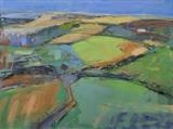 Looking Across by Sarah Warley-Cummings, Painting